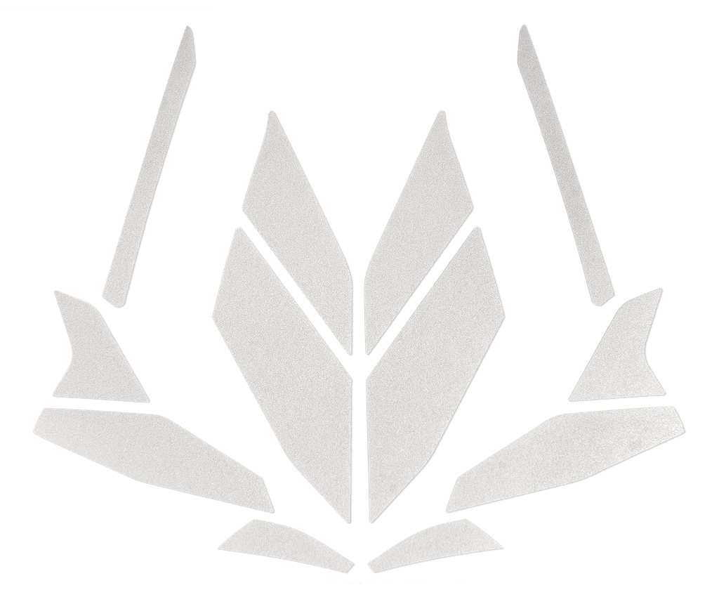 Helmet trims silver for HEROS H30