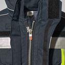 Metal panic zip fastener instead of plastic zip fastener