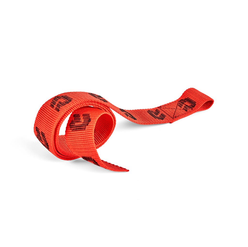 Strap orange with loop 25 x 1300 mm (W x L)