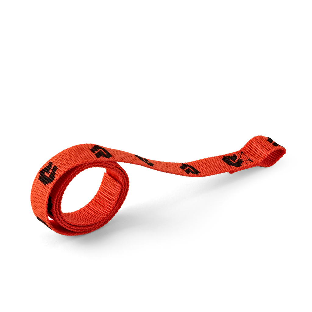 Strap orange with loop 25 x 1000 mm (W x L)