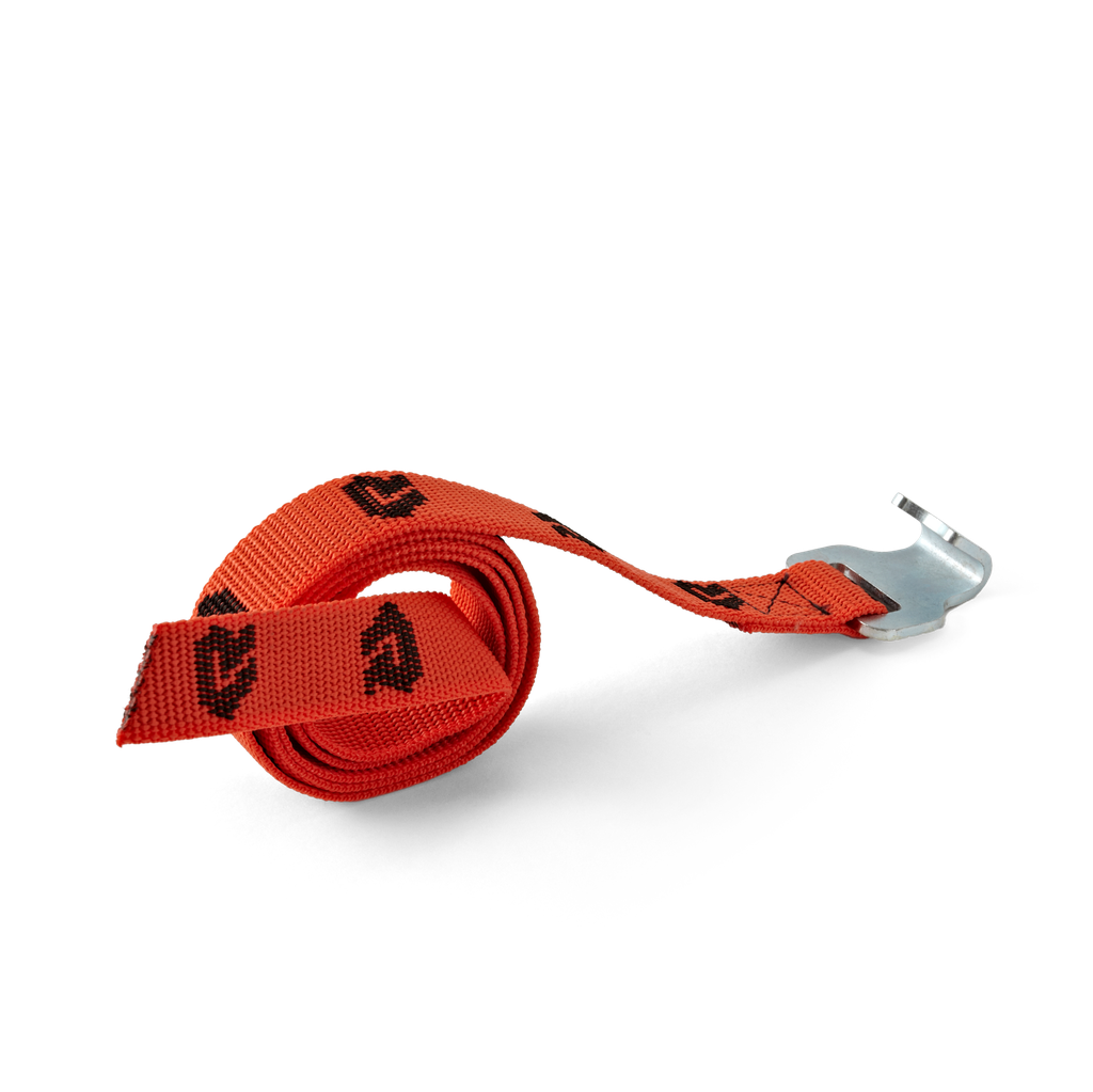 Strap orange with hook 25 x 1400 mm (W x L)