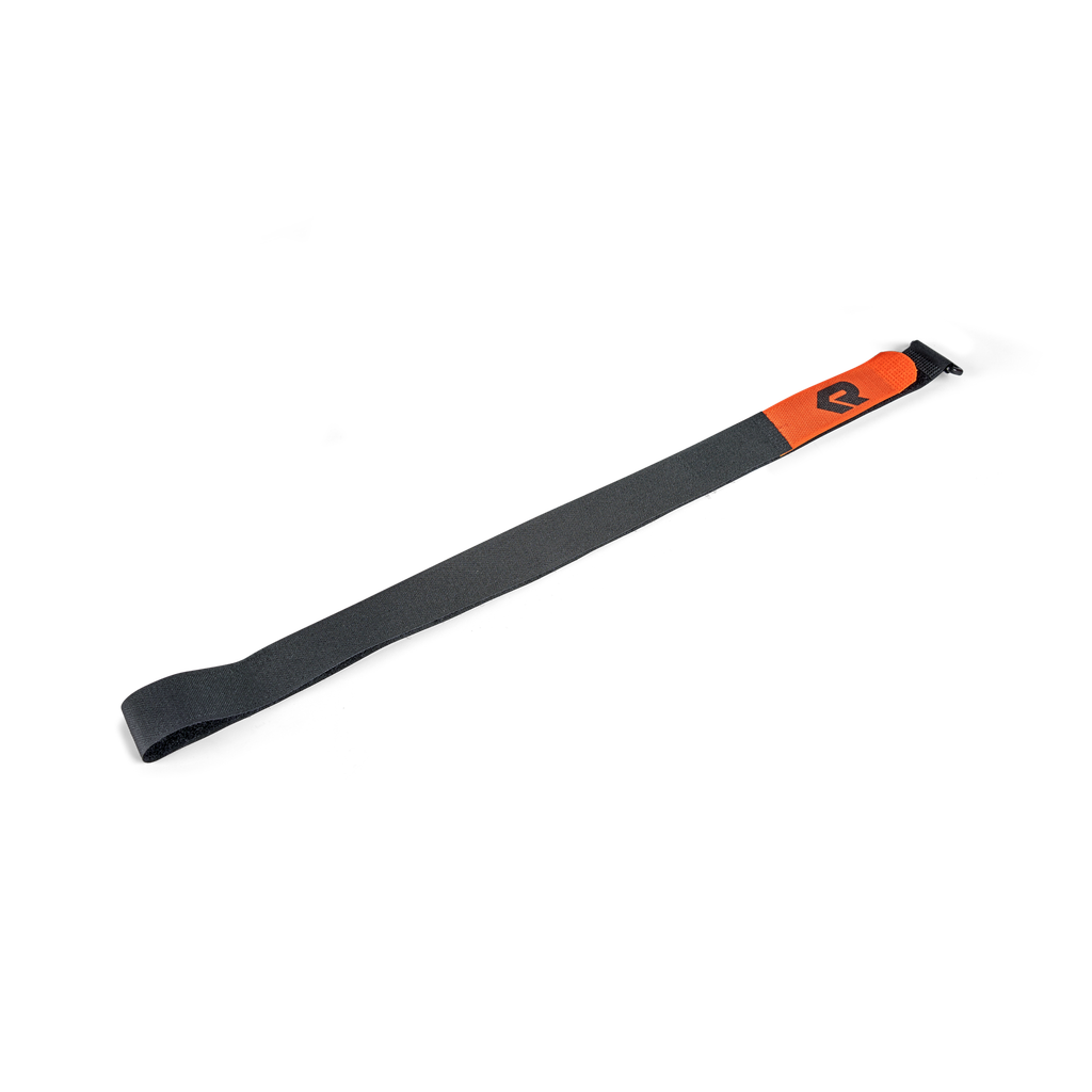 Sangle orange avec bande velcro 30 x 1000 mm (l x L)