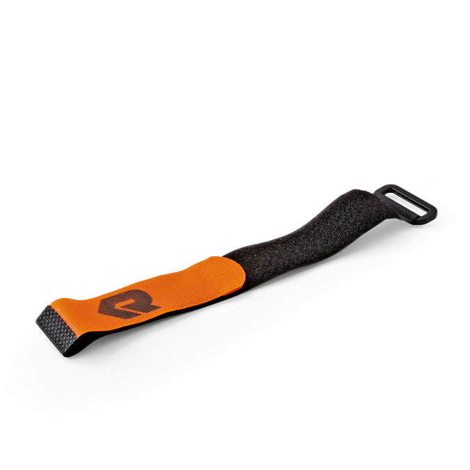 Sangle orange avec bande velcro 30 x 350 mm (l x L)