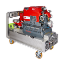 RTE RC Profile Suction Point 1600, 2 x cone brake, 2 x swivel castor, H=1150