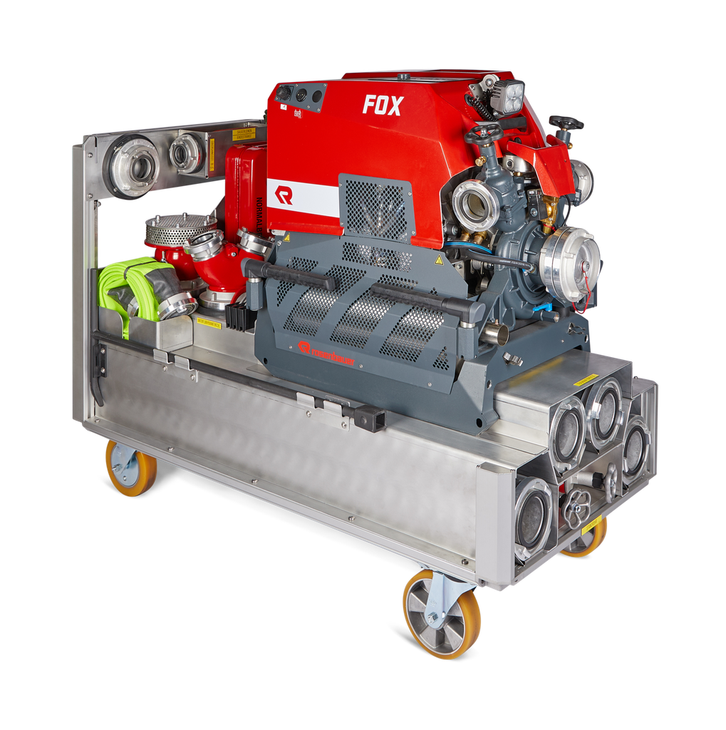 RTE RC Profile Saugstelle 1600, 2-fach trommelgebremst, 2-fach gelenkt, H=1150