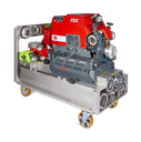 RTE RC Profile Saugstelle 1600, 2-fach trommelgebremst, 2-fach gelenkt, H=1150