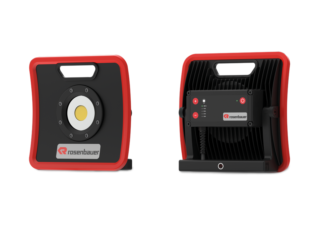 LED Floodlight 6K with DIN-sleeve