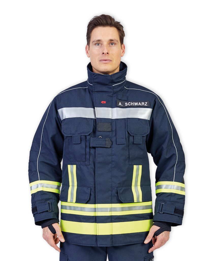 Protective jacket FIRE MAX 3 darkblue, NOMEX® Tough