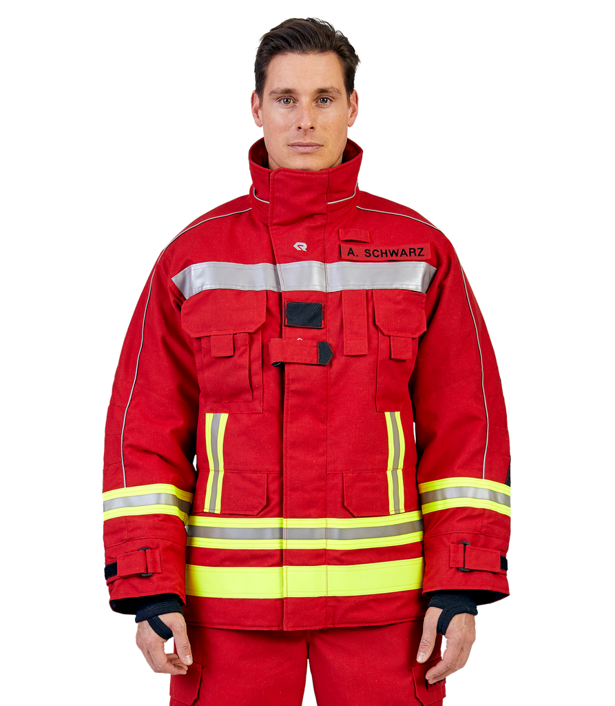 Protective jacket FIRE MAX 3 red, NOMEX® NXT