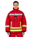 Protective jacket FIRE MAX 3 red, NOMEX® NXT