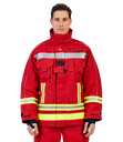 Protective jacket FIRE MAX 3 red, NOMEX® NXT