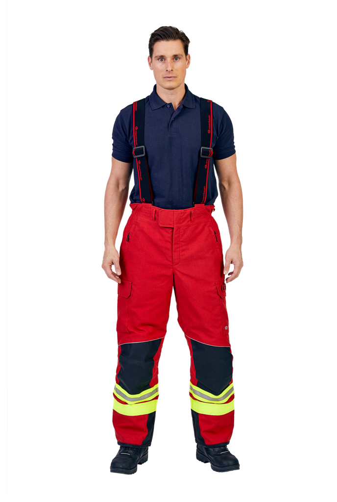 Pantalon de protection FIRE MAX 3 rouge, NOMEX® NXT