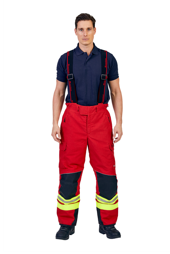 Pantalon de protection FIRE MAX 3 rouge, NOMEX® NXT