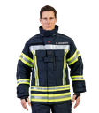 Protective jacket FIRE MAX 3 IRS blue, NOMEX® NXT