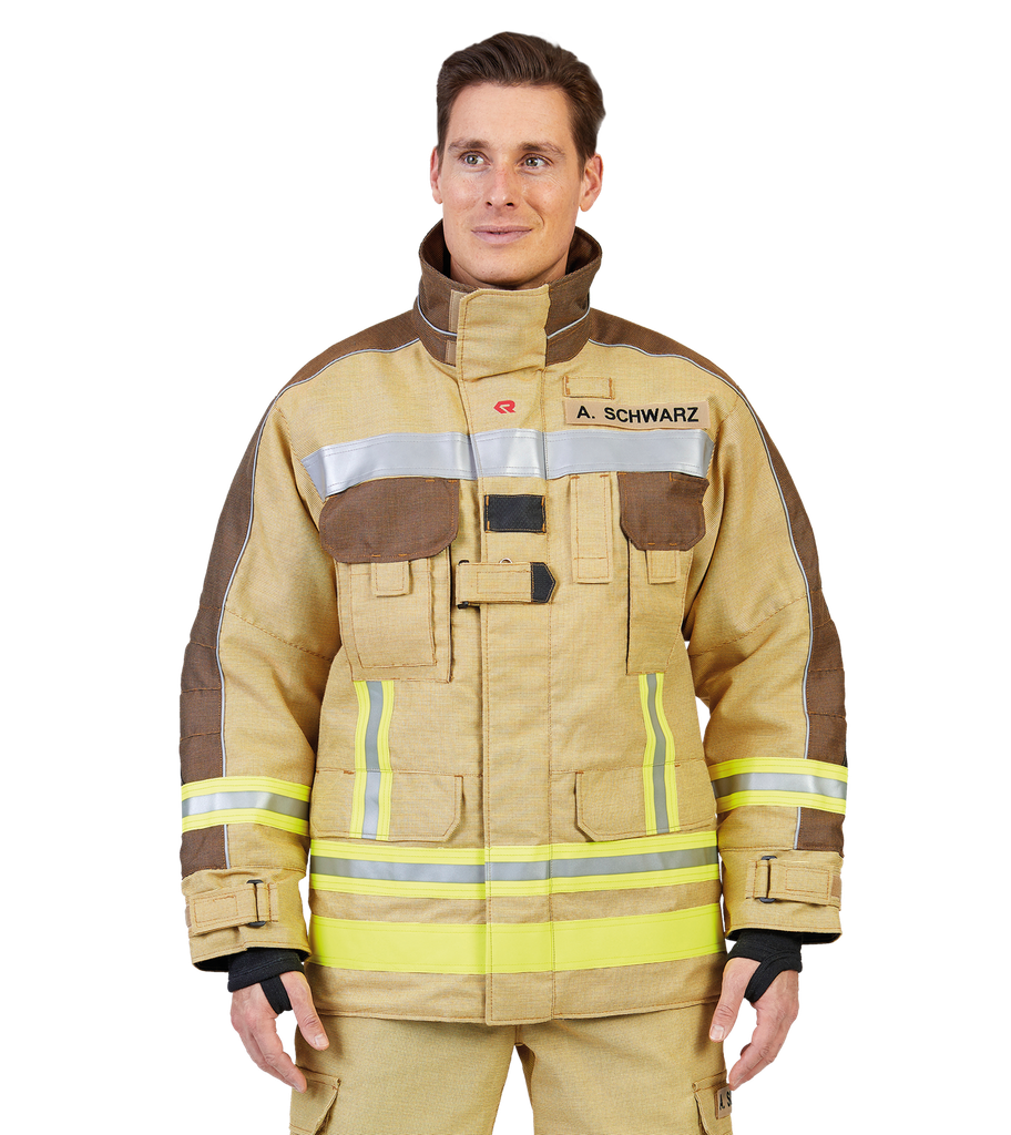 Schutzjacke FIRE MAX 3 gold, X55 mit PBI