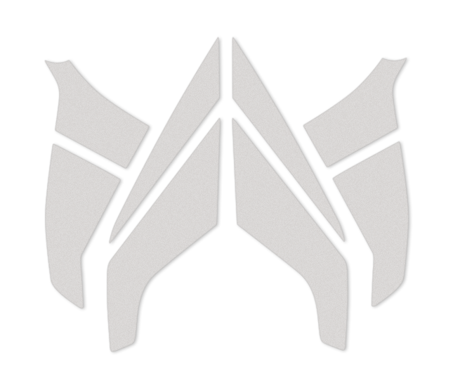 Helmet trims silver for HEROS Titan