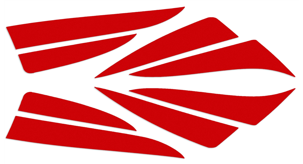 Helmet trims red for HEROS Smart 