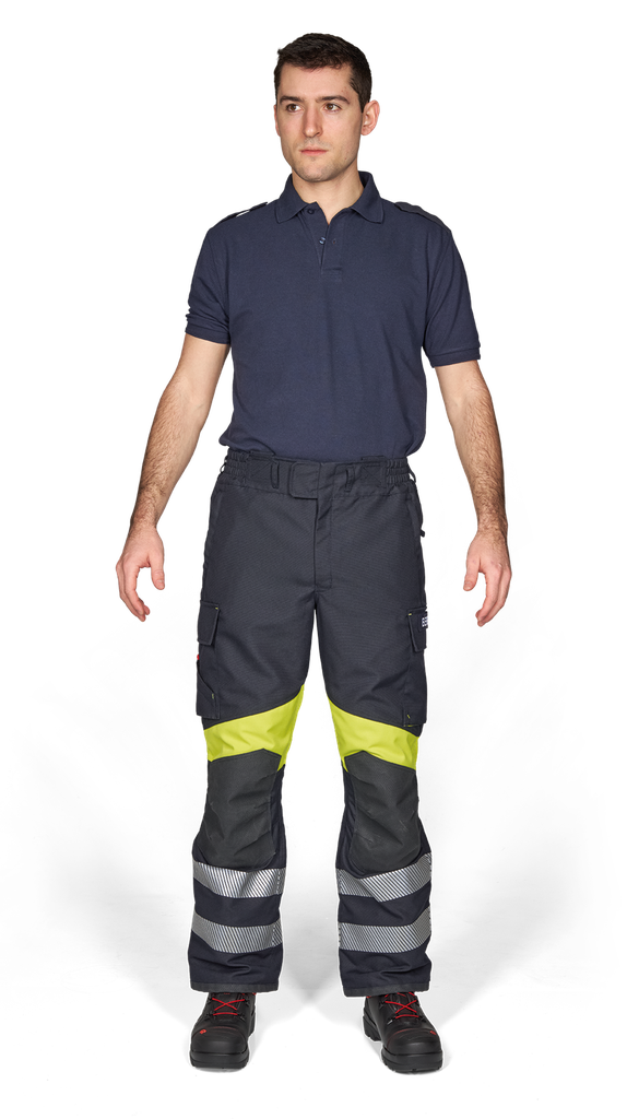 Protective trousers GAROS G10 TR black-blue/yellow