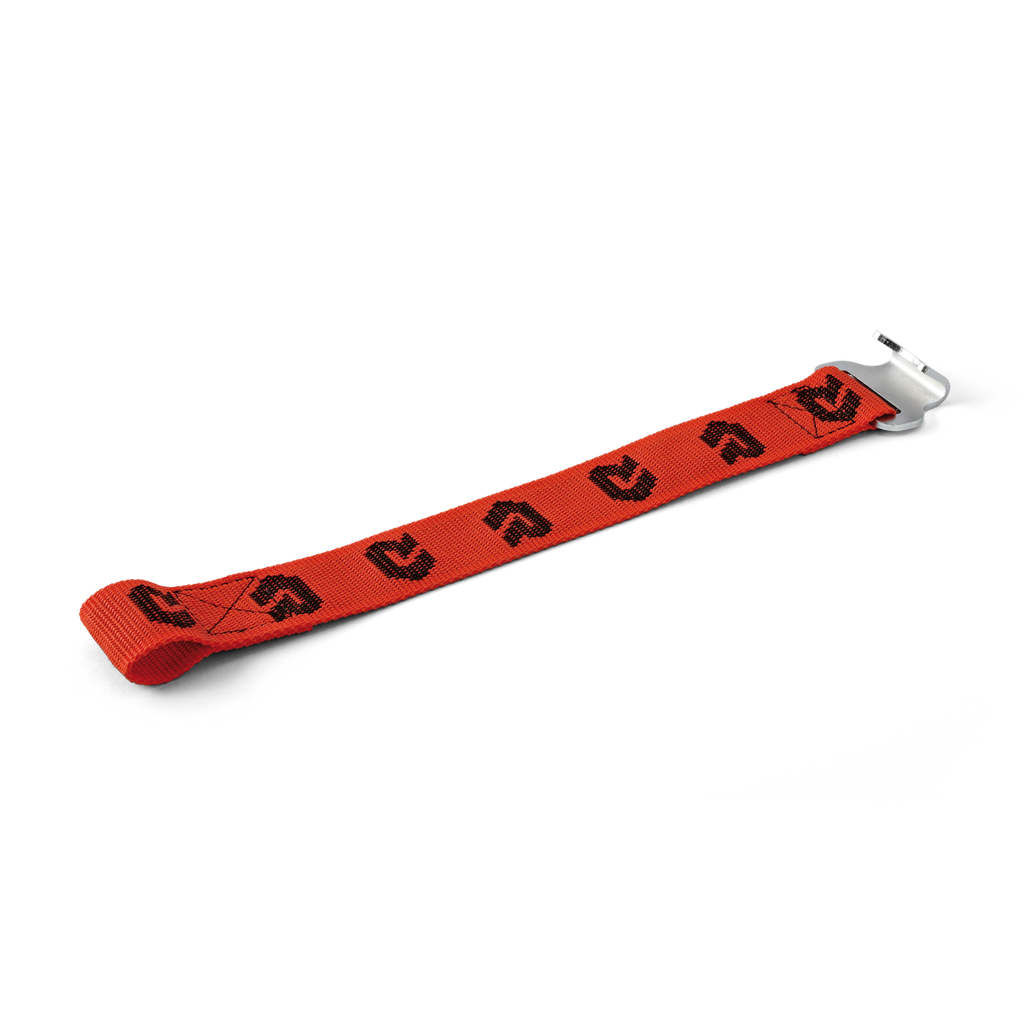 Gurt orange mit Haken und Schlaufe 40 x 600 mm (B x L)