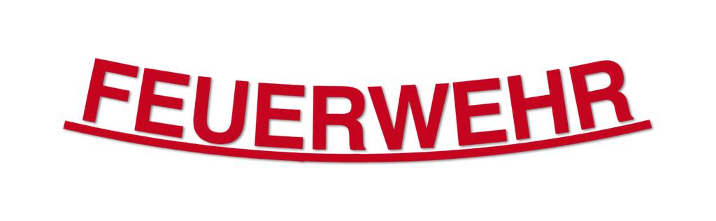 Lettering "FEUERWEHR" red for HEROS H10