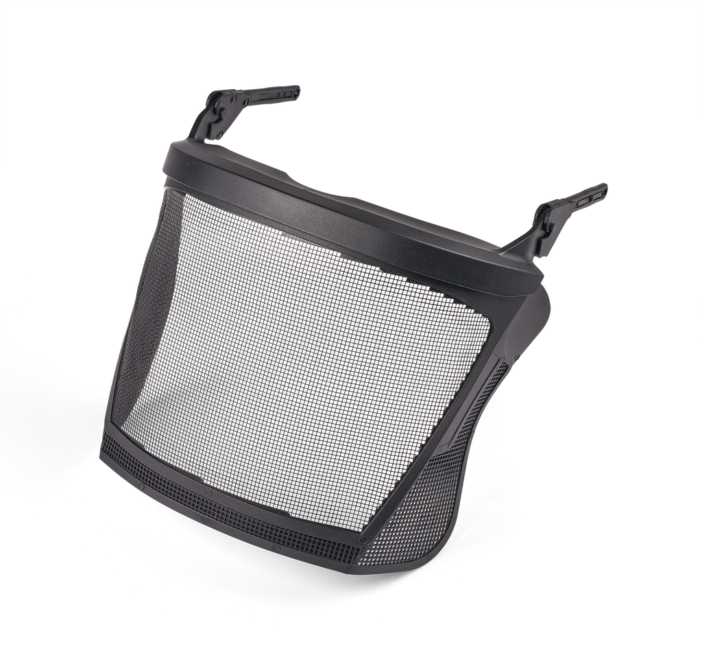 Grid visor with holder and hinges for HEROS H10