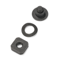 Screw set for eye protection visor, PU 10 SET