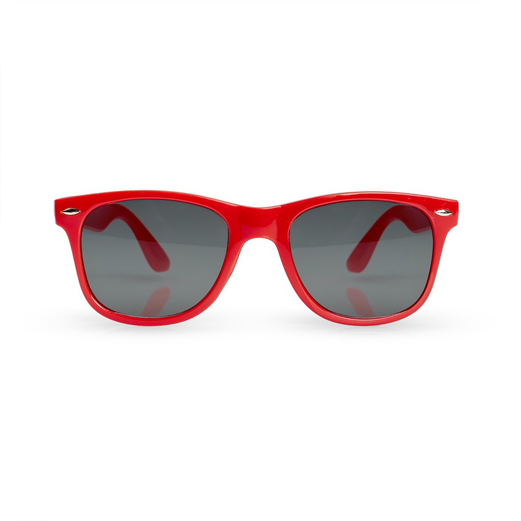 Lunettes de soleil rouges