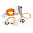 Cable set for building feed-in