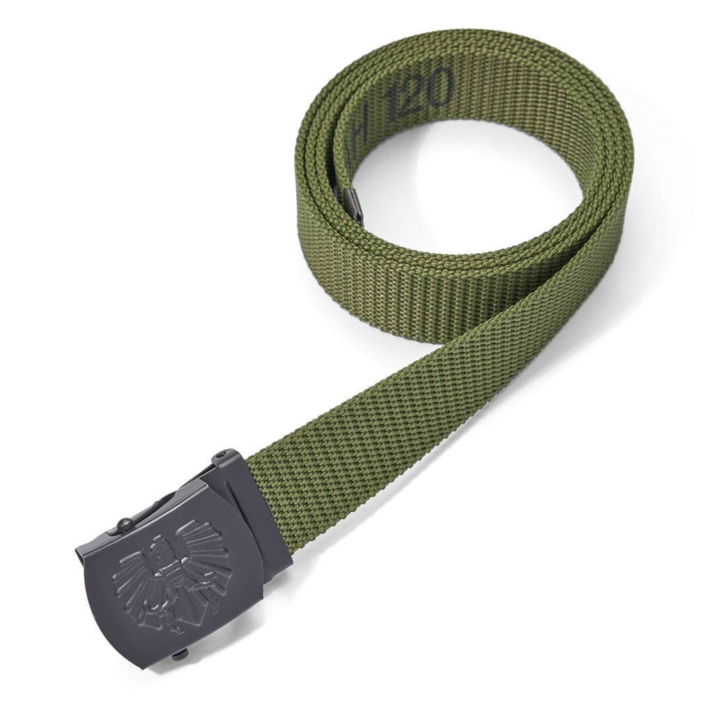 Ceinture textile vert olive