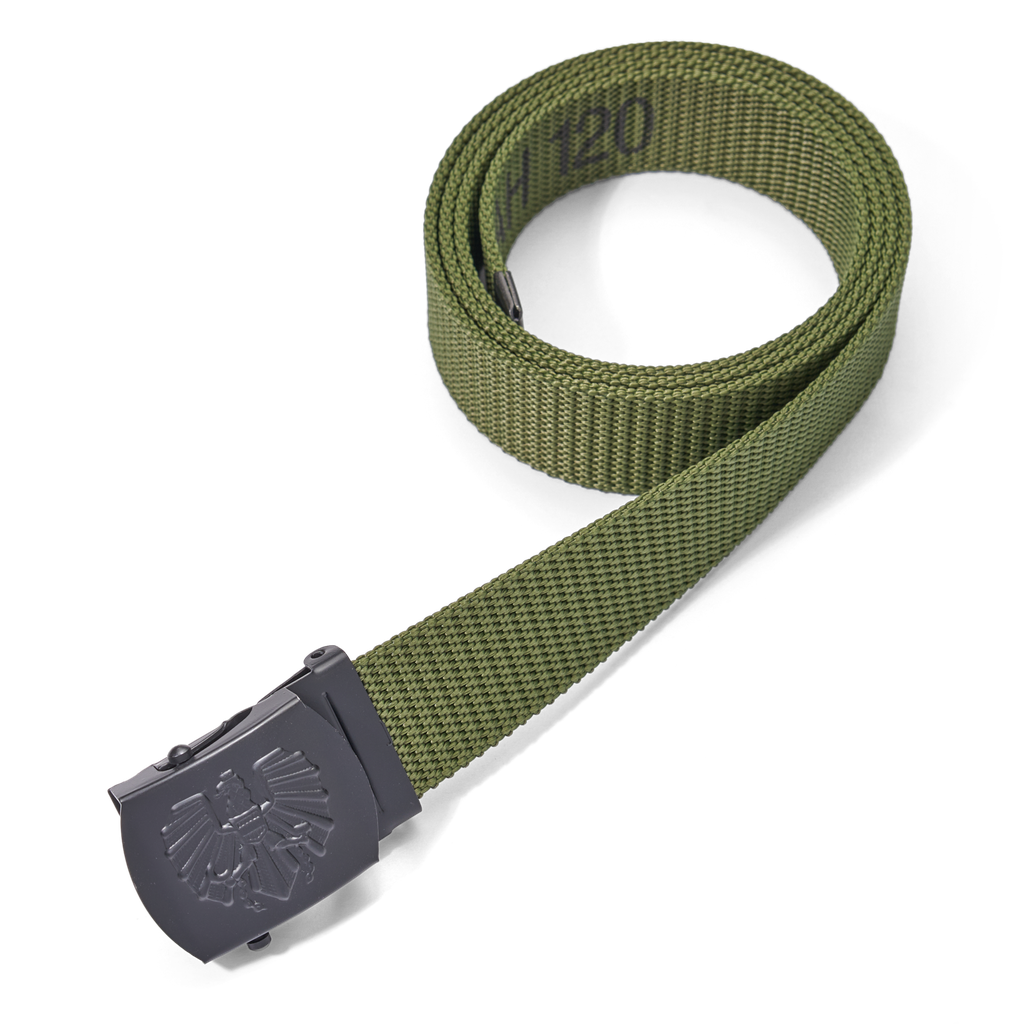 Textile belt olive