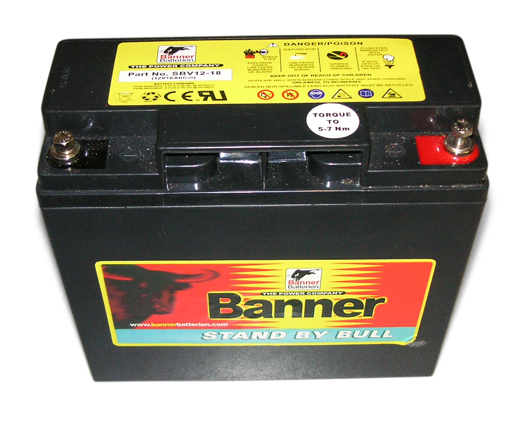 Starter battery 12V / 18 AH for RS 14