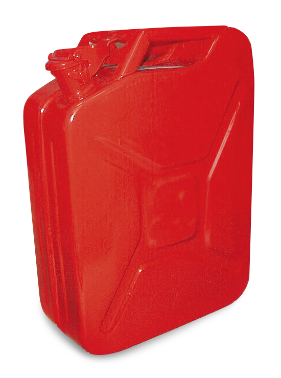 Bidon de carburant 20 l, rouge