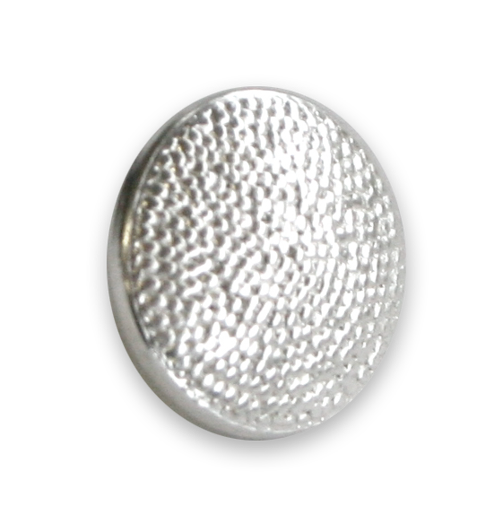 Bouton pour épaulette argenté 13,5 mm