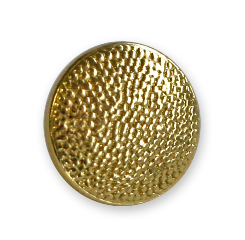 Shoulder ranking button gold 13.5 mm