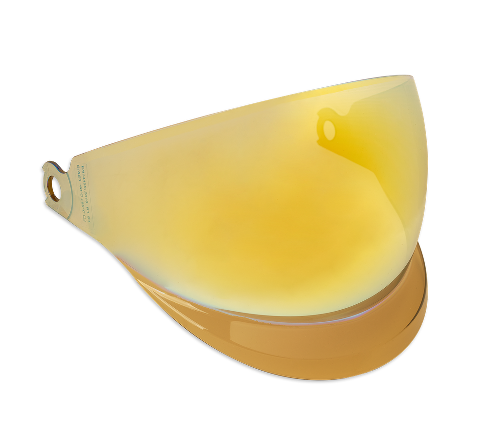 Écran facial métallisé à l'or