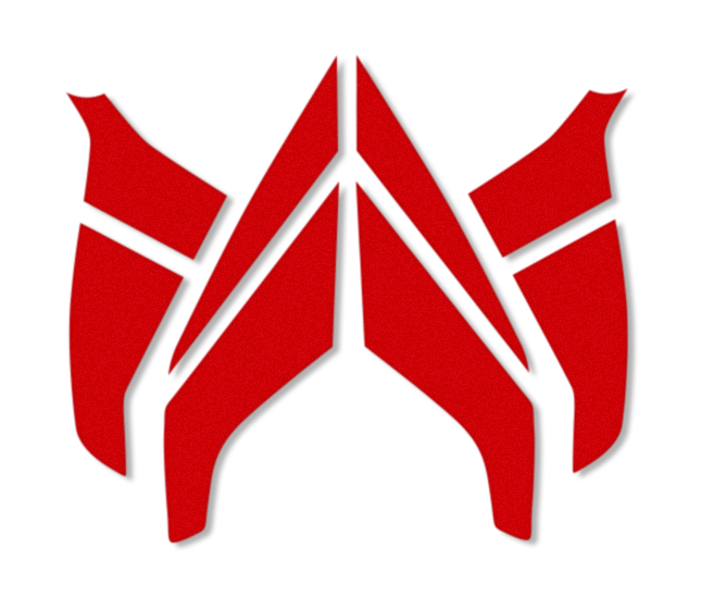 Helmet trims red non reflective