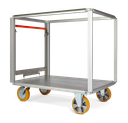 RTE RC Profile Frame construction kit 2 x cone brake 2 x swivel castor H=1150