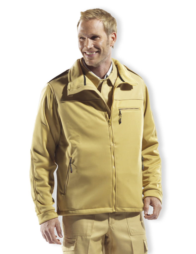 Softshelljacke beige