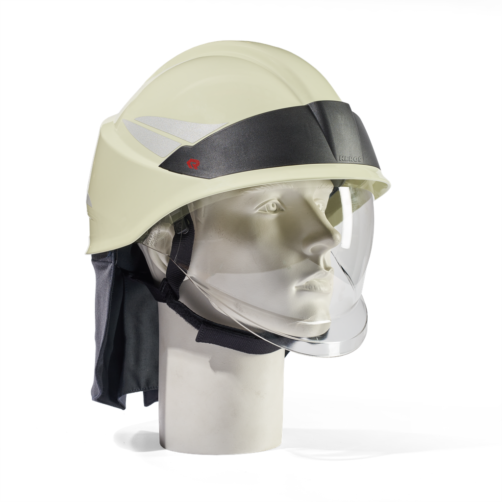 HEROS Smart phosphorescent avec visière de protection du visage, bavolet, bandes de casque