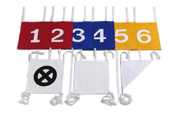 Taktische Zeichen mit 6 Nummern und 3 Symbolen 