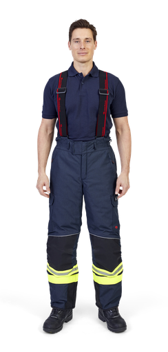 Protective trousers FIRE MAX 3 darkblue, NOMEX® Tough