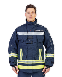 Protective jacket FIRE MAX 3 darkblue, NOMEX® Tough