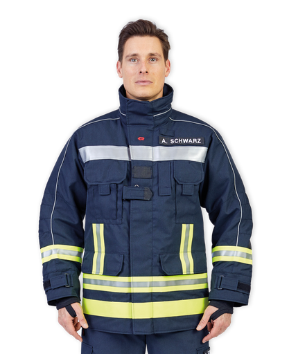 Protective jacket FIRE MAX 3 darkblue, NOMEX® Tough