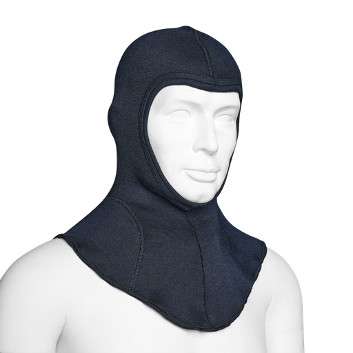 [158163] Cagoule de protection de la tête bleu foncé