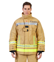 Protective jacket FIRE MAX 3  gold, NOMEX® Tough