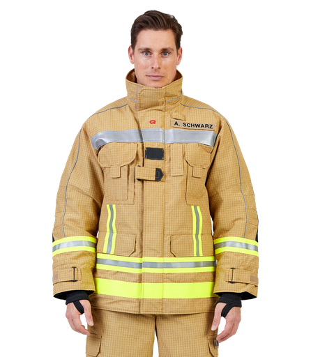 Protective jacket FIRE MAX 3  gold, NOMEX® Tough