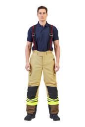 Pantalons FIRE MAX 3 X55 avec PBI, or/marron