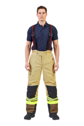 Protective trousers FIRE MAX 3 gold, X55 with PBI