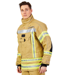 Protective jacket FIRE MAX 3 IRS gold, NOMEX® NXT