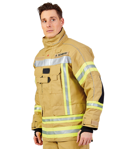 Protective jacket FIRE MAX 3 IRS gold, NOMEX® NXT